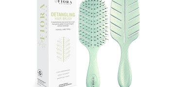 Eco-Friendly Detangling Hair Brush Image